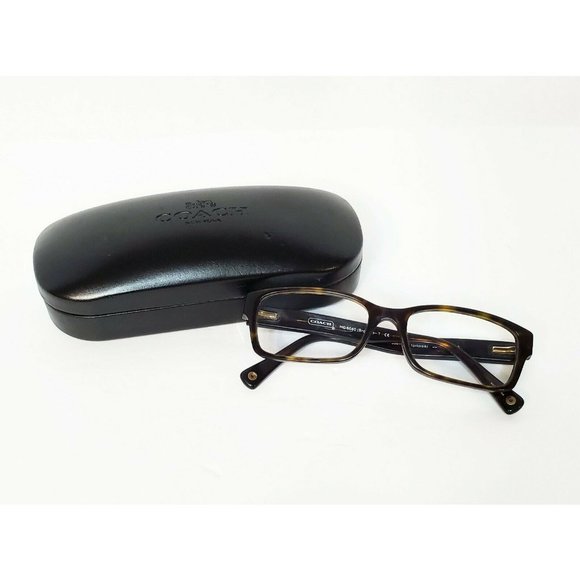 Coach Eyeglasses HC 6080 Dark Tortoise  52 [] 16 135 Mm With Case - Picture 1 of 11